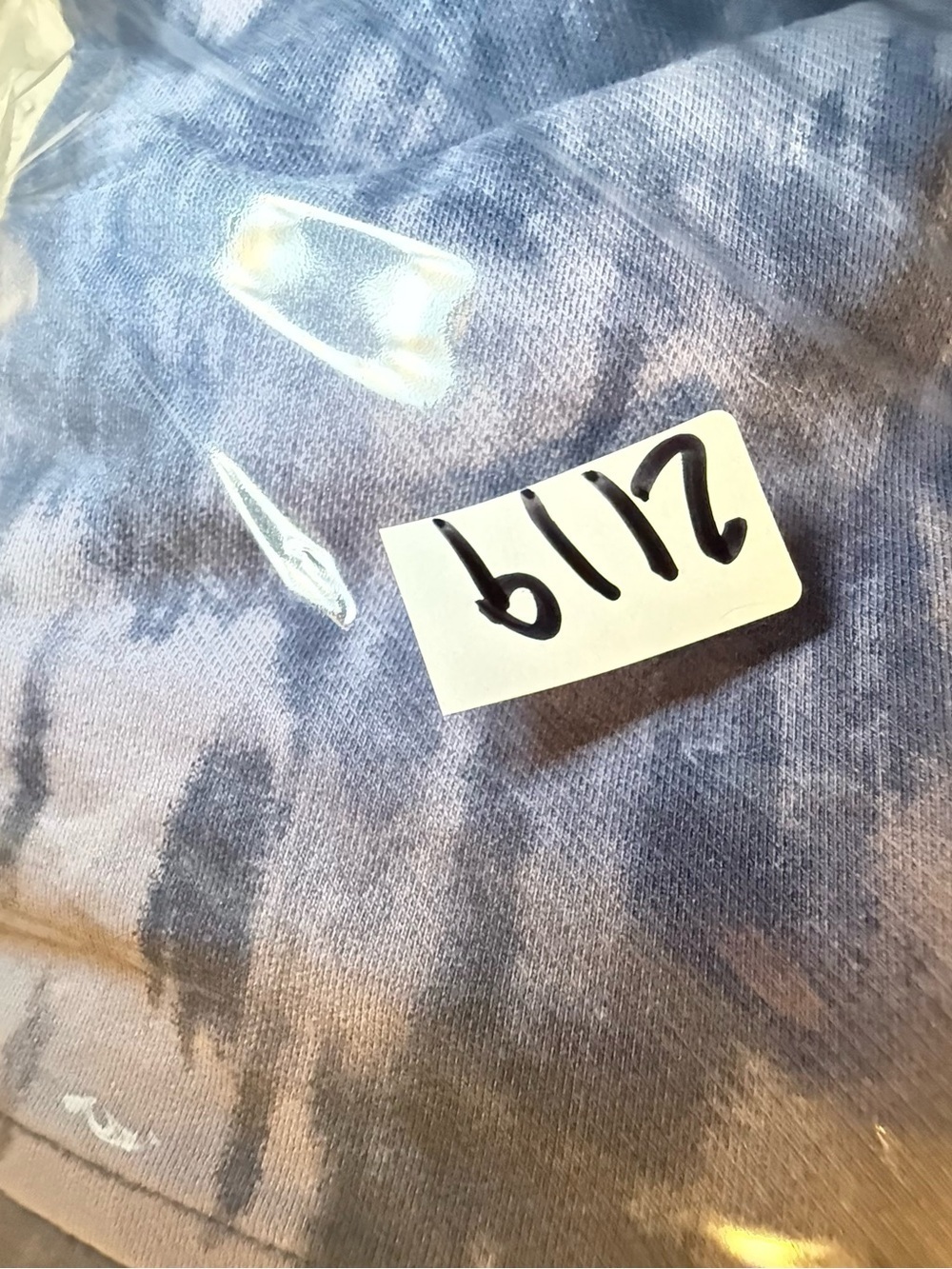 Athleta Blue Tie-Dye Crewneck Sweater - Picture 5 of 5